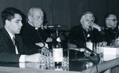 Bispo,Overath, Cardeal Ratzinger, Baroffio 1991. Arq. A.B.E.